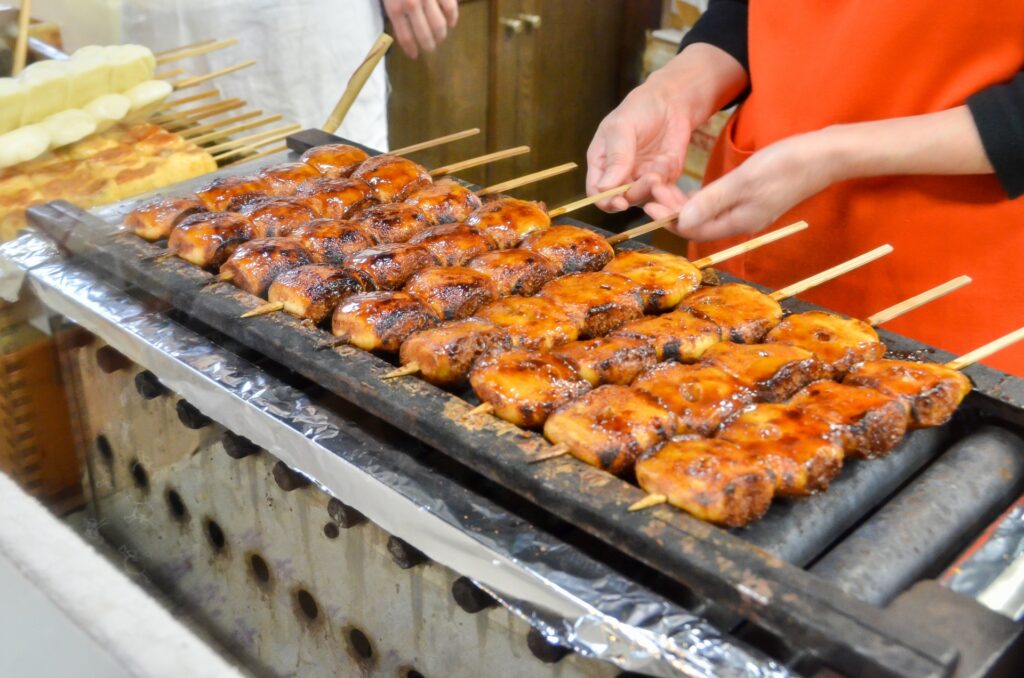 群馬のご当地グルメ(焼きまんじゅう)